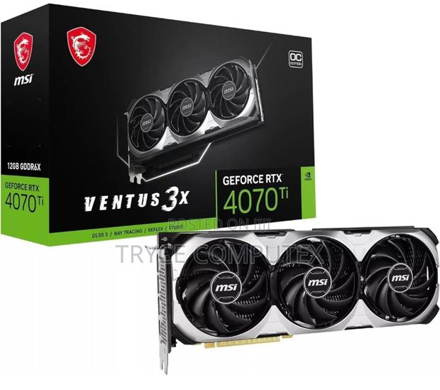 Msi Geforce RTX 4070 Ti Ventus 3x 12gb Gddr6x Graphics Card · Photo 1