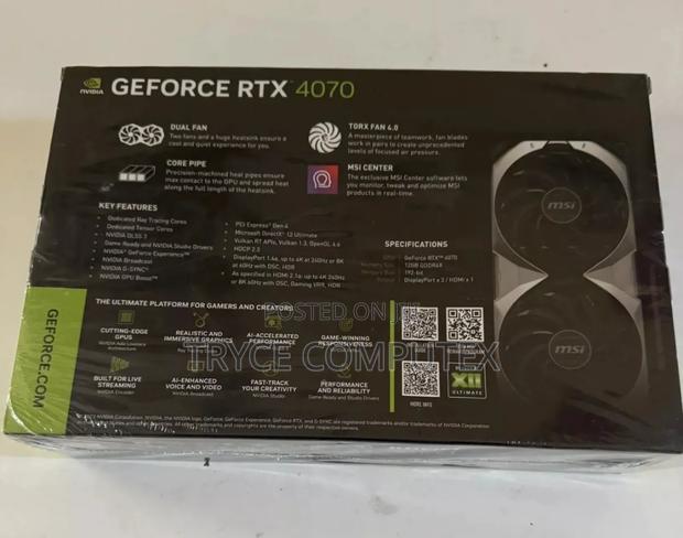Msi Ventus RTX 4070 12gb Graphic Card · Photo 2