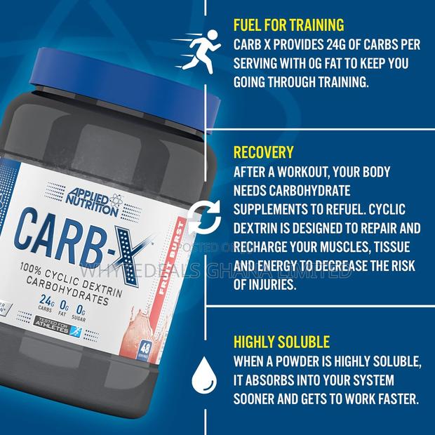 Applied Nutrition Carb X-Carbohydrates, Fuel Energy+Recovery · Photo 3