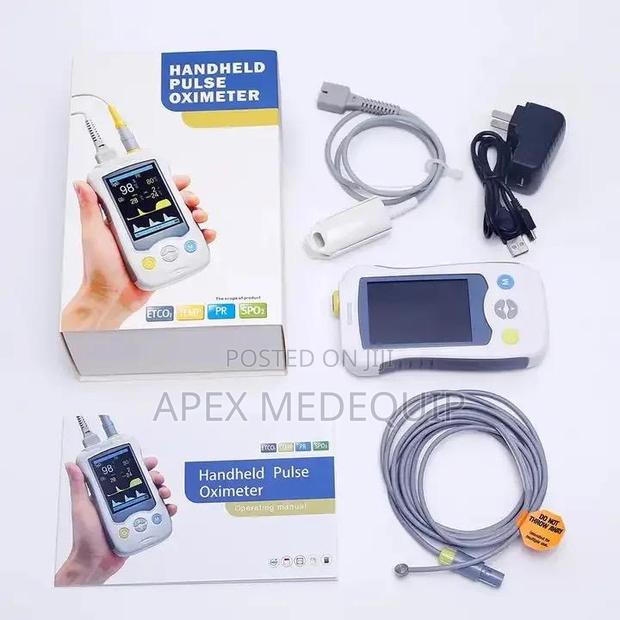 Handheld Pulse Oximeter(Adult Infant Probe + Temp. Sensor) · Photo 1
