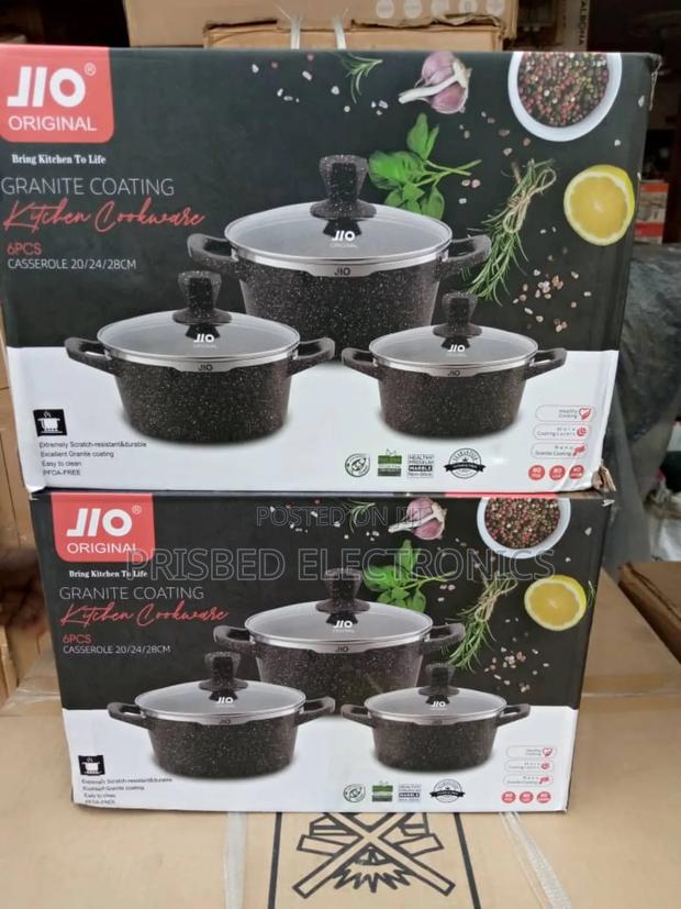 #JIO Original 6pcs Casserole Cookware Set · Photo 2