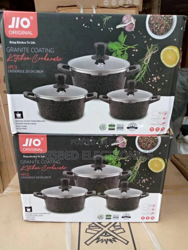 #JIO Original 6pcs Casserole Cookware Set · Photo 3