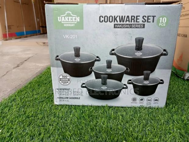 *Uakeen 10pcs Durable Cookware Set · Photo 1