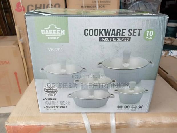 *Uakeen 10pcs Durable Cookware Set · Photo 3
