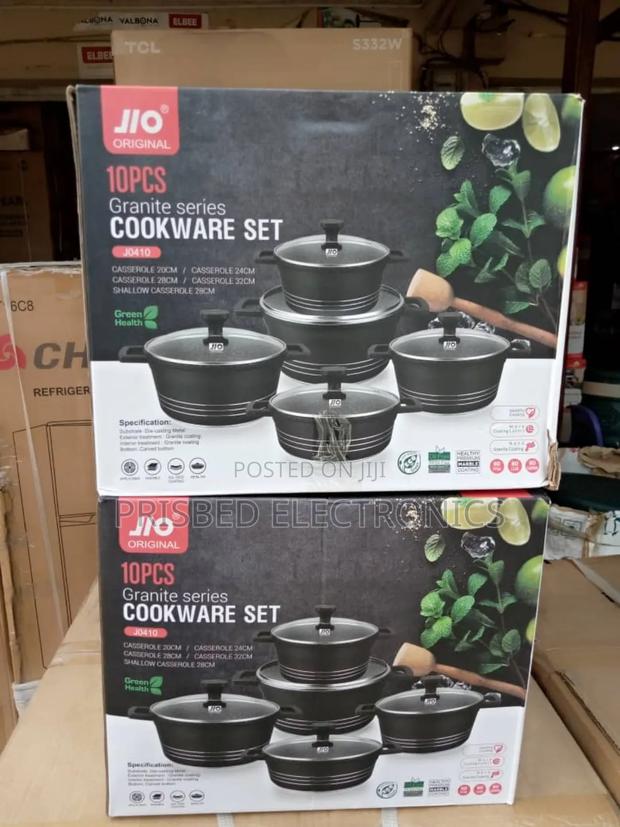 "JIO 10pcs Casserole Cookware Set · Photo 1