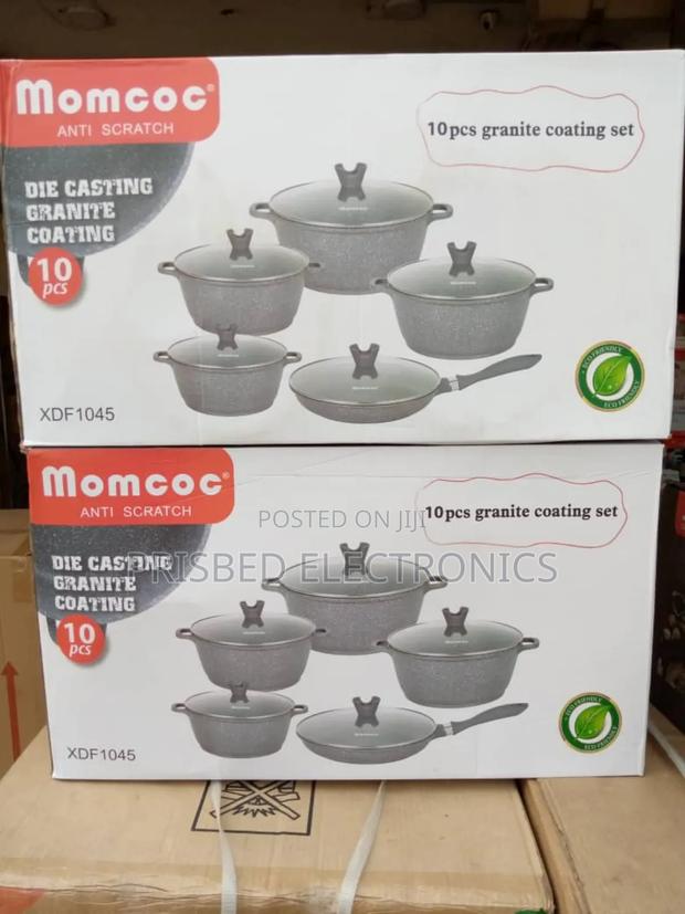 Momcoc 10pcs Die-Casting Aluminum Cookware Set · Photo 2