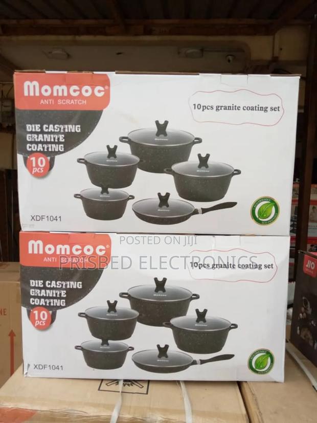 Momcoc 10pcs Die-Casting Aluminum Cookware Set · Photo 3