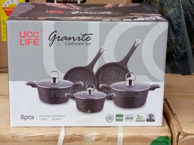 Ucc Life Durable 8pcs Casserole Cookware Set · Photo 1