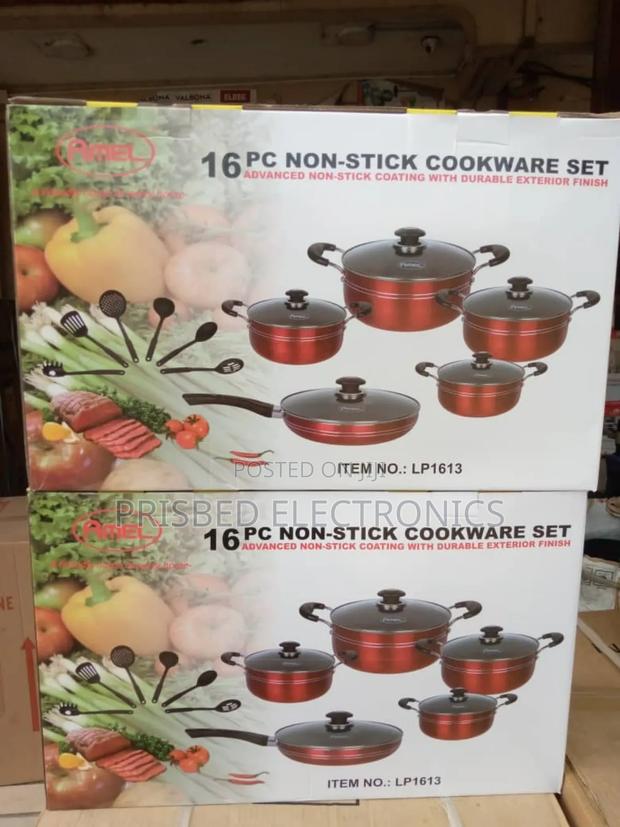 Amel 16pcs Non-Stick Cookware Set · Photo 1