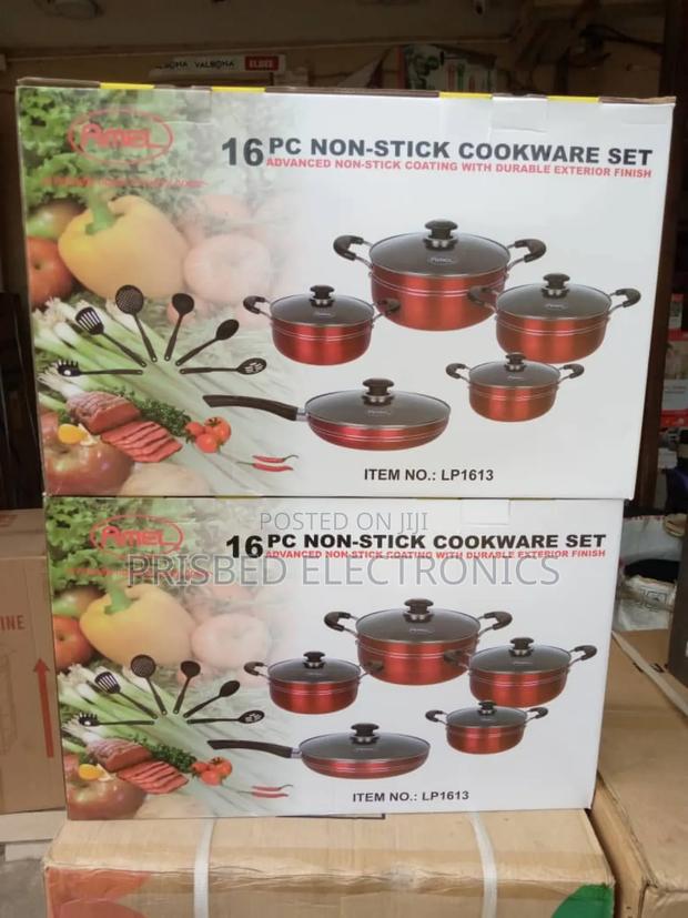 Amel 16pcs Non-Stick Cookware Set · Photo 2