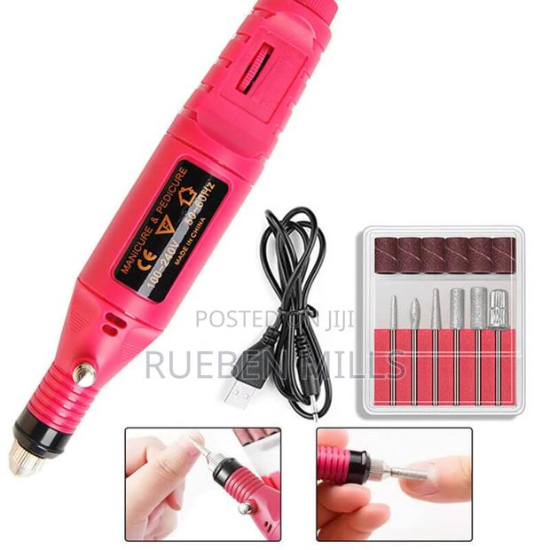 Manicure Pedicure Nail Drill File Pen Set · Photo 3