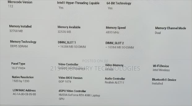 New Laptop Dell Alienware M18X 32GB Intel Core i9 SSD 1T · Photo 5