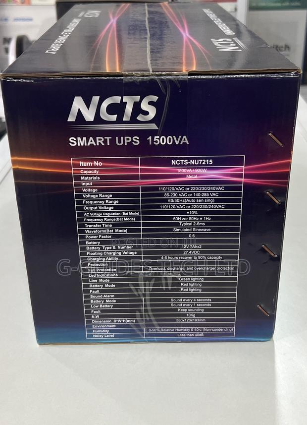 1500va NCTS Ups, NCTS 1500va Backup Ups 900watt · Photo 5