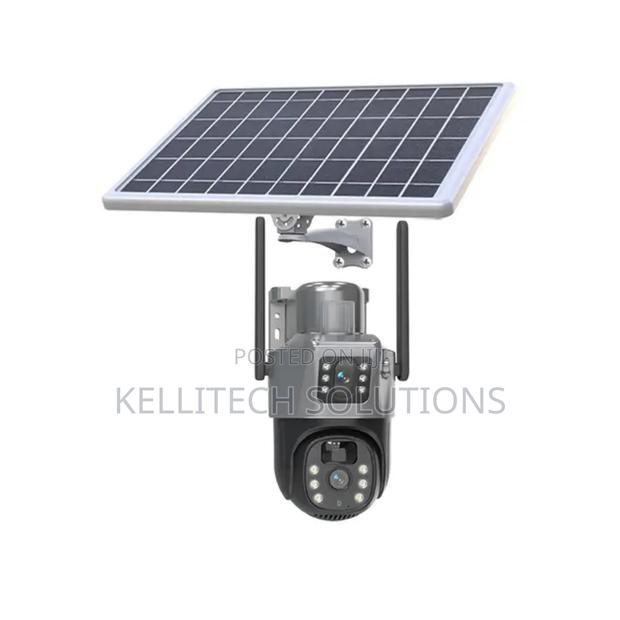 Latest Chip Solar 4g Dual Lens CCTV 12mp · Photo 1