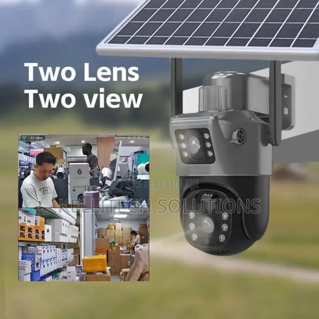 Double View 4G Solar Powered CCTV Camera · Photo 1