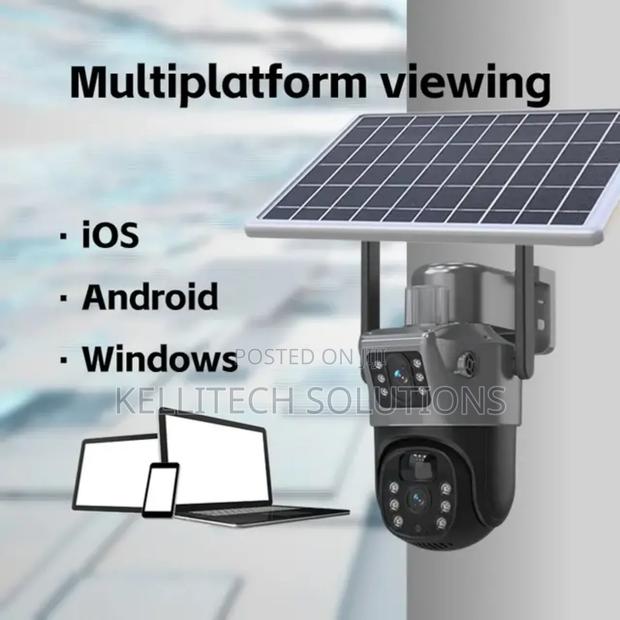 2in1 4G Dual Lens CCTV Camera With Solar Power · Photo 1