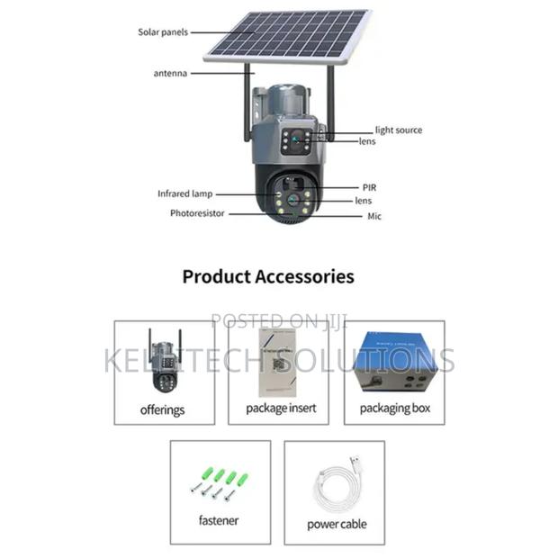 Double View Solar PTZ Camera With SIM Slot · Photo 1