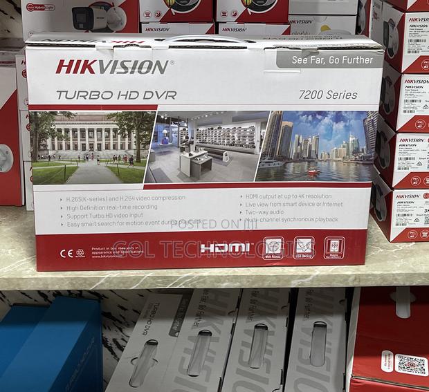 4ch Hikvision DVR 1080p (2mp) With Audio or Sound H.265 · Photo 1