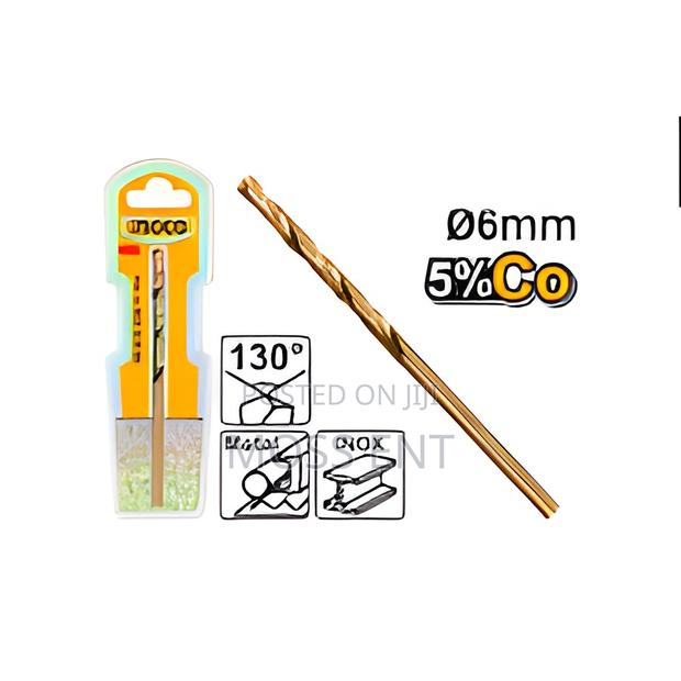 Ingco HSS-Co M35 Drill Bit 6mm - P250c500 - DBT · Photo 1