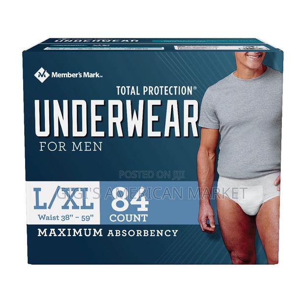 Member’S Mark Total Protection Men Underwear/ Diapers · Photo 1