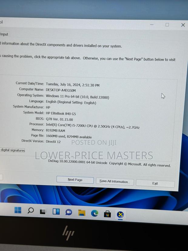 New Laptop HP EliteBook 840 G5 8GB Intel Core I5 SSD 256GB · Photo 3