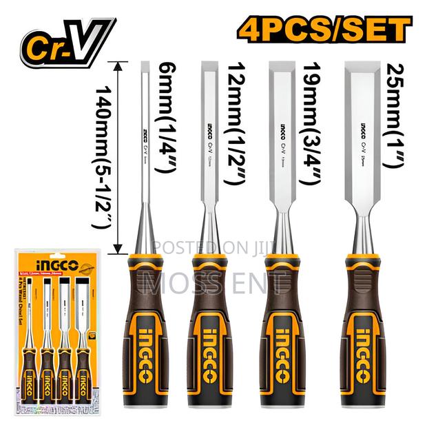 4 PCS Wood Chisel Set - Hktwc0401 · Photo 1
