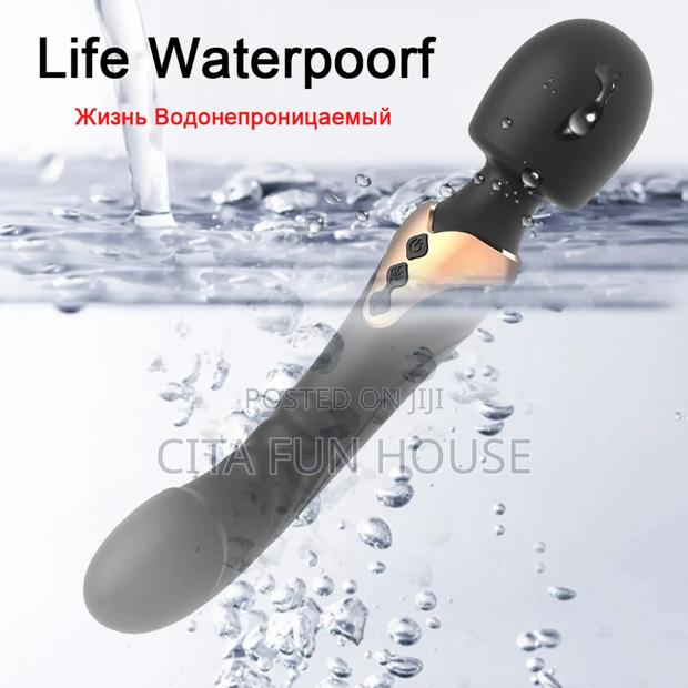 2 in 1 Realistic Dildo Wand 7inc Double-Sided Vibrator · Photo 3