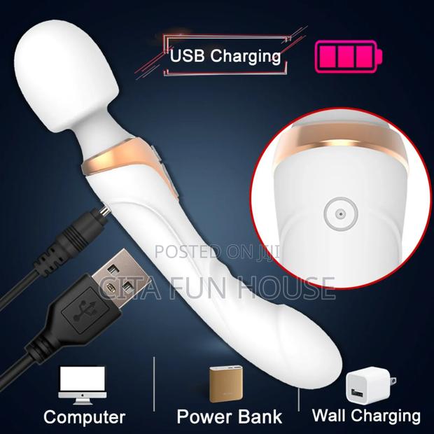 2 in 1 Realistic Dildo Wand 7inc Double-Sided Vibrator · Photo 4