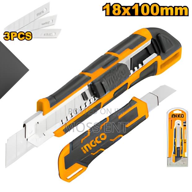 Snap-Off Blade Knife 18x100mm + 3 Blades - Hkns28035 · Photo 4