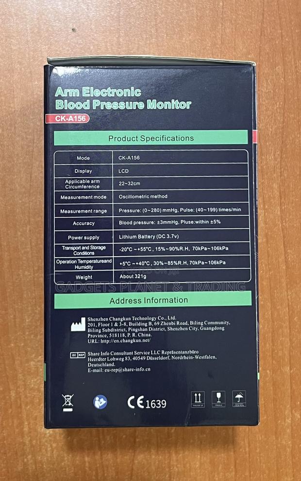 Rechargeable Arm Electronic Blood Pressure Monitor - CK-A156 · Photo 7