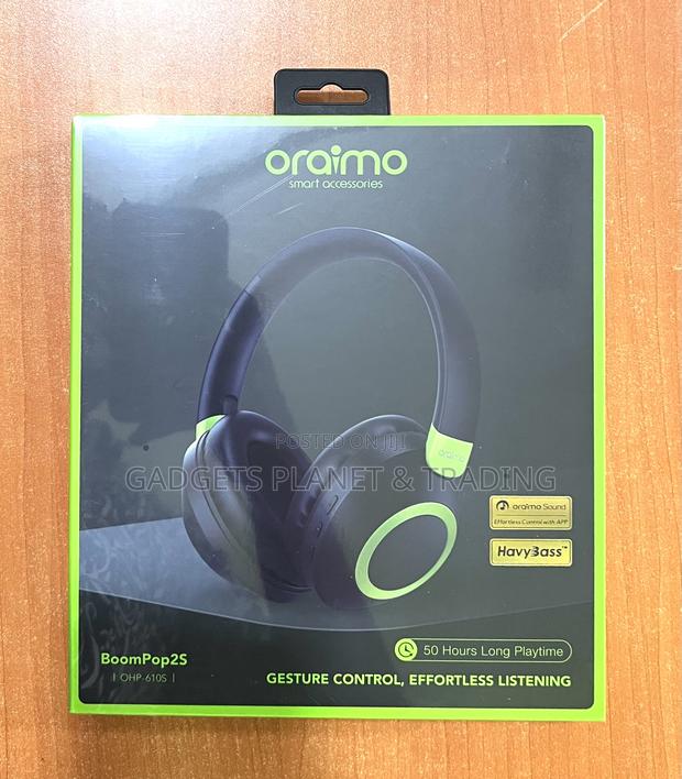 Oraimo Boompop2s Super Base Headphone 60hrs Play | OHP - 610 · Photo 1