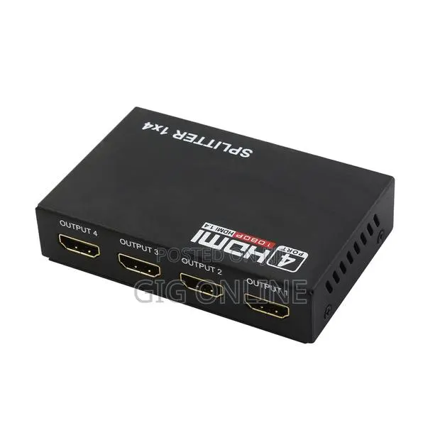 HDMI 1×4 Splitter – 1 Input to 4 Outputs · Photo 1