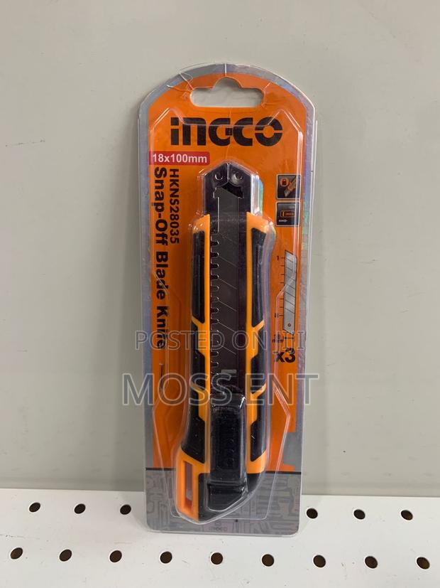 Snap-Off Blade Knife 18x100mm + 3 Blades - Hkns28035 · Photo 1