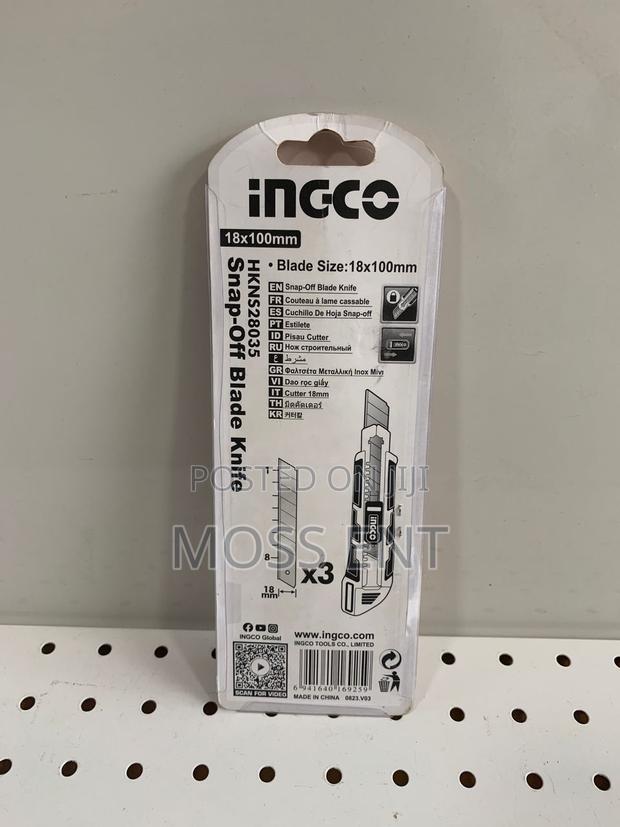 Snap-Off Blade Knife 18x100mm + 3 Blades - Hkns28035 · Photo 3