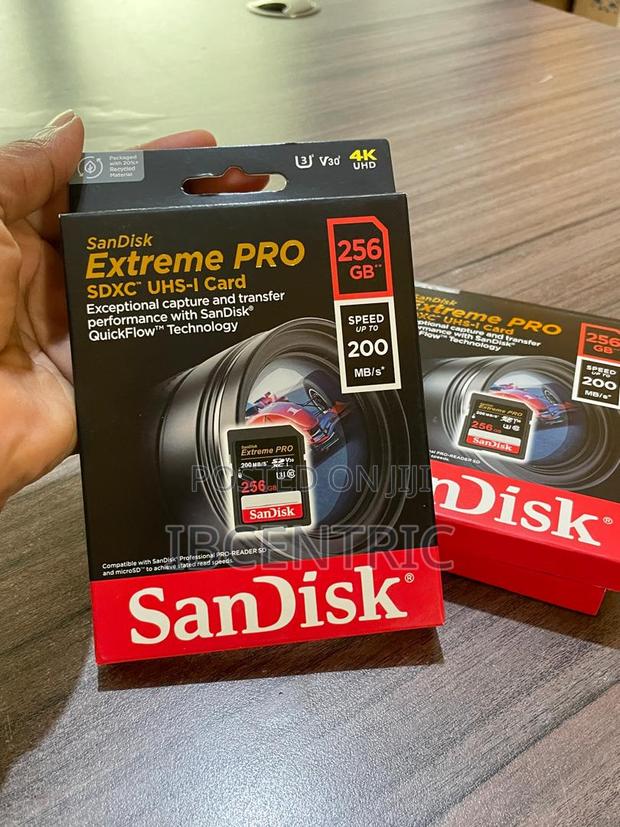 Sandisk 256GB Extreme Pro Camera Card · Photo 1