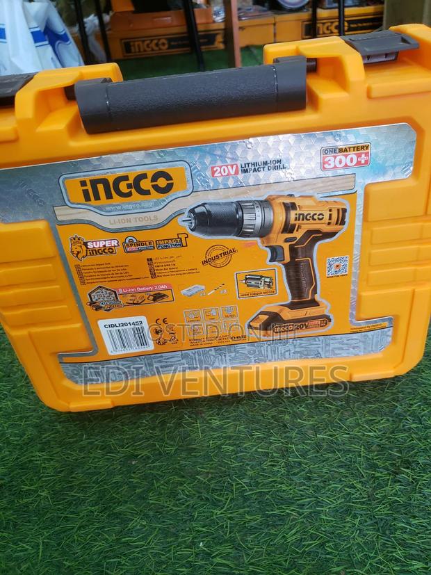 INGCO CORDLESS Impact Drill 20V 2 Batteries - CIDLI201452 · Photo 3