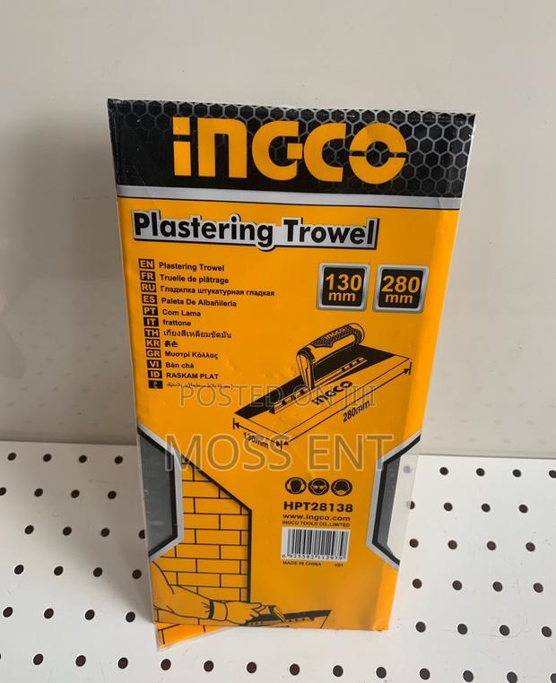 Plastering Trowel 280x130mm Rubber Handle - Hpt28138 · Photo 5