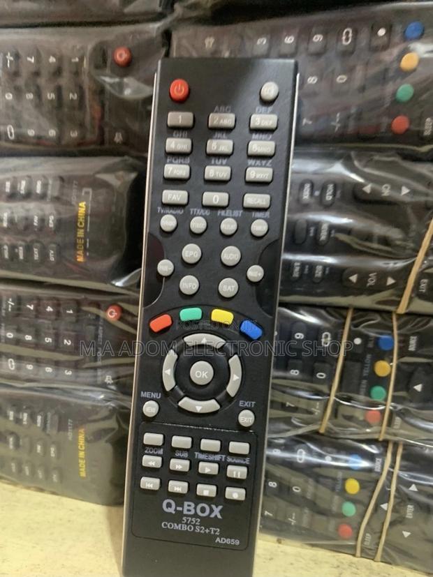 Long Lasting Q-Box Remote Control(Black). · Photo 1
