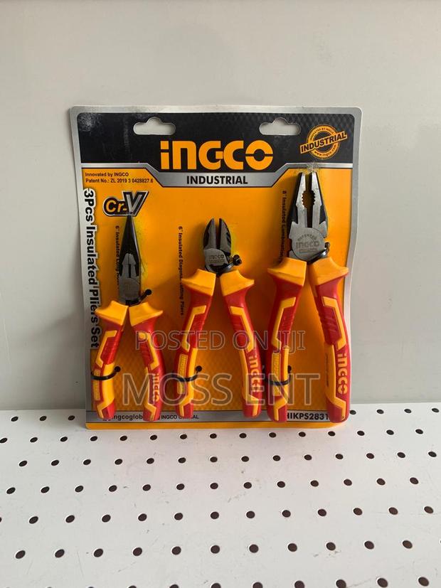 3 PCS Insulated Pliers Set - Hikps28318 · Photo 1