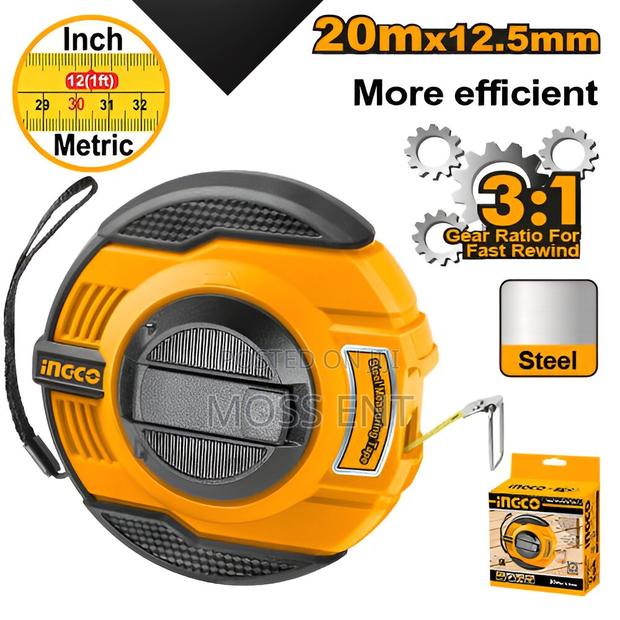 Steel Measuring Tape 20mx12.5mm - Hsmt8420 · Photo 1
