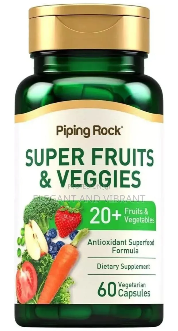 Fruits Veggies Sup 60 Caps Superfood Fruit and Vegetables · Photo 1
