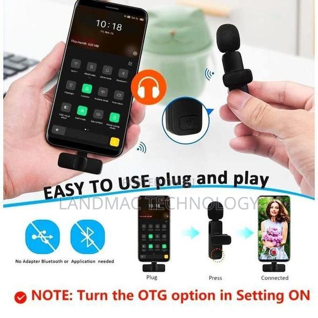 Dual Wireless Microphone for iPhone Android + · Photo 2