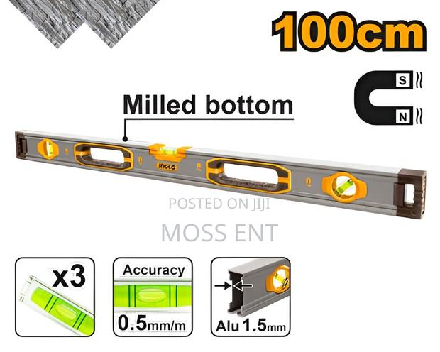 Spirit Level With Magnets 100cm - Hsl38100m · Photo 1