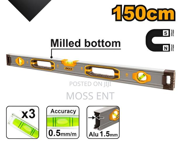 Spirit Level With Powerful Magnets 150cm - Hsl38150m · Photo 1