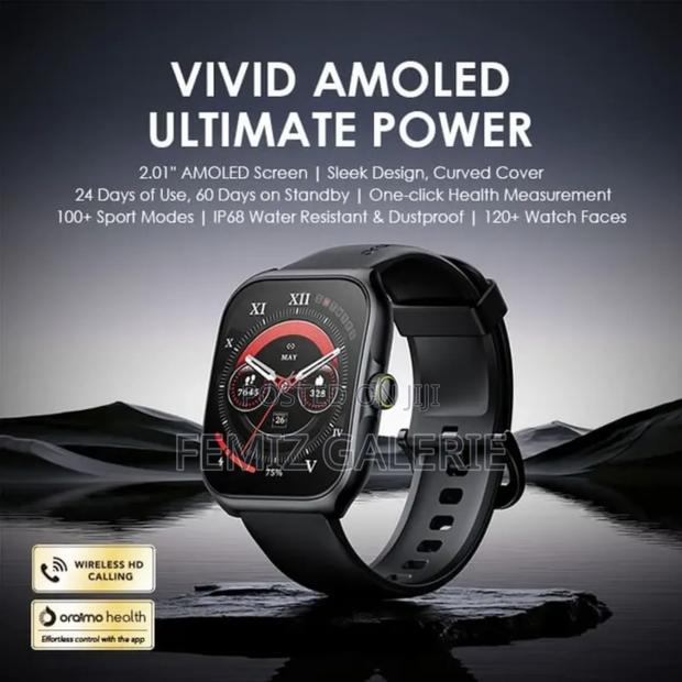 Oraimo Watch Nova Am 2.01" Amoled Screen Curved · Photo 2
