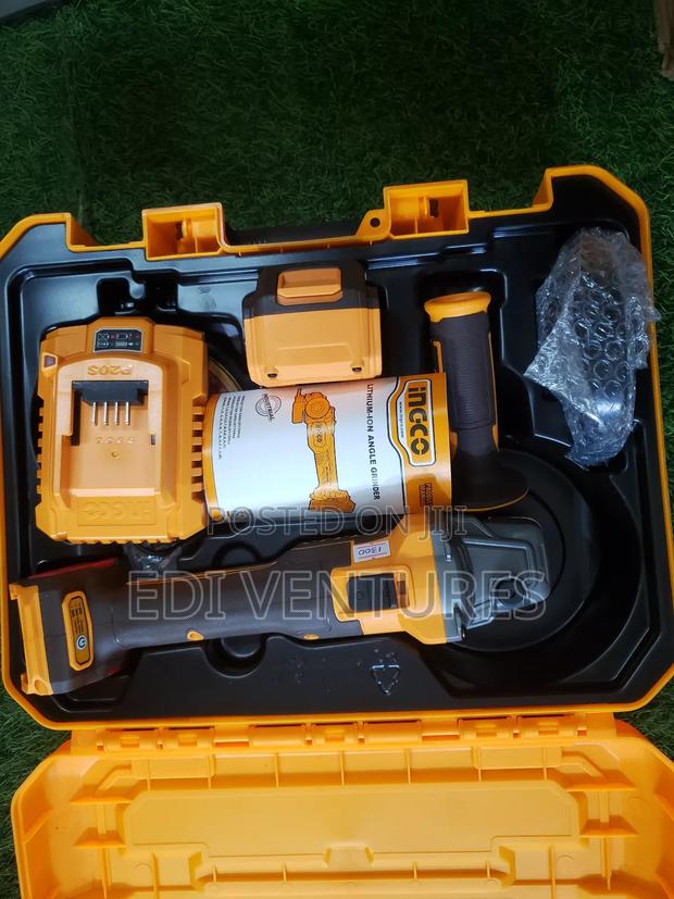 Ingco Cordless Angle Grinder With Variable Speed Control · Photo 3