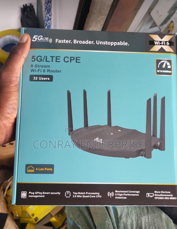 5g/Lte Cpe 8-Stream Wifi 6 Router. · Photo 1