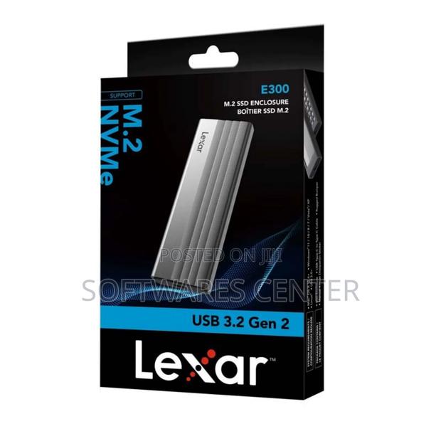Lexar E300 M.2 Nvme SSD Enclosure, USB 3.2 Gen 2 (10gbps) · Photo 1