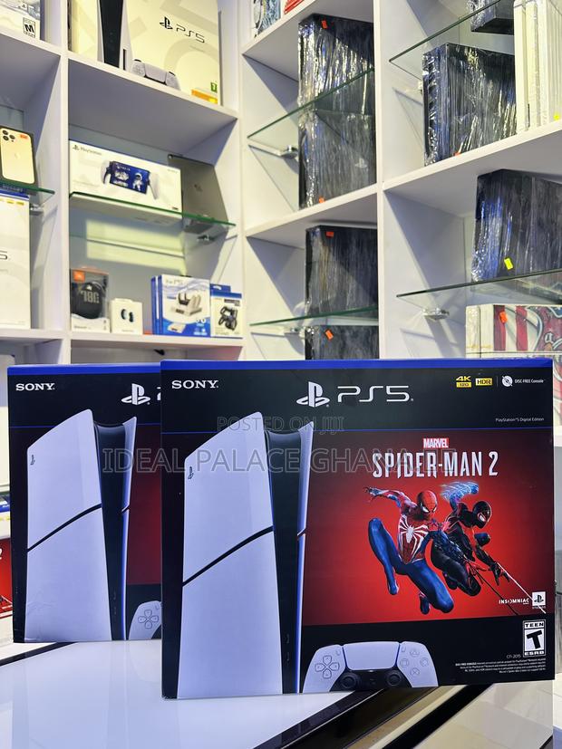 Brand New Ps5 Slim Digital. Limited Spider-Man Edition · Photo 2