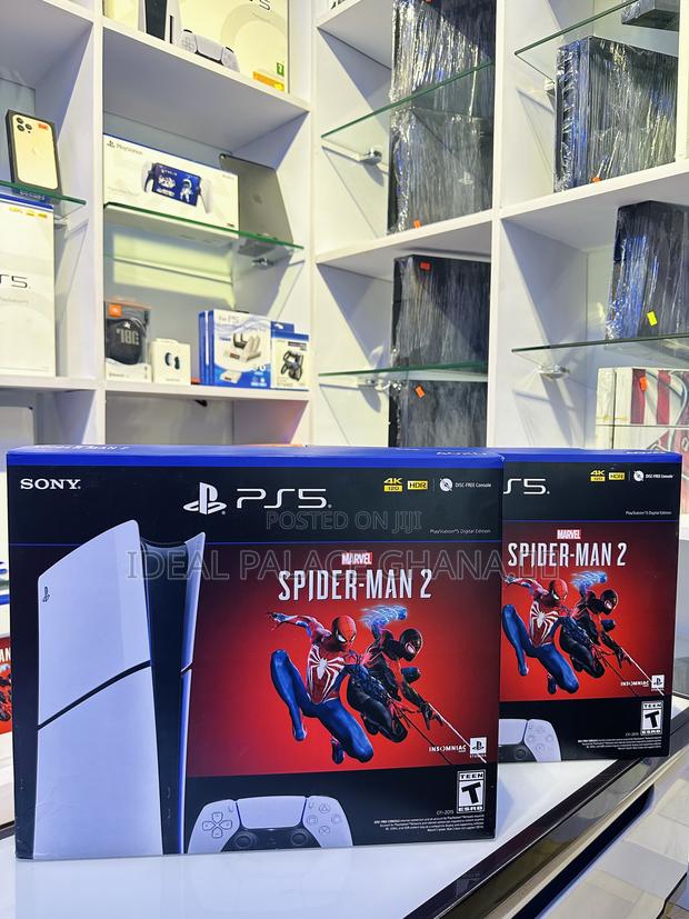 Brand New Ps5 Slim Digital. Limited Spider-Man Edition · Photo 1